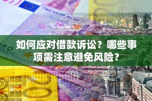 北京如何应对借款诉讼？哪些事项需注意避免风险？