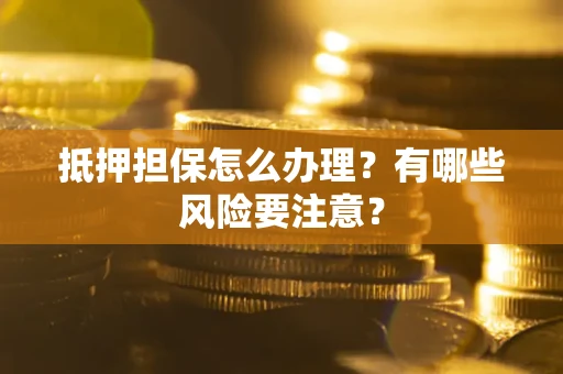 北京抵押担保怎么办理？有哪些风险要注意？