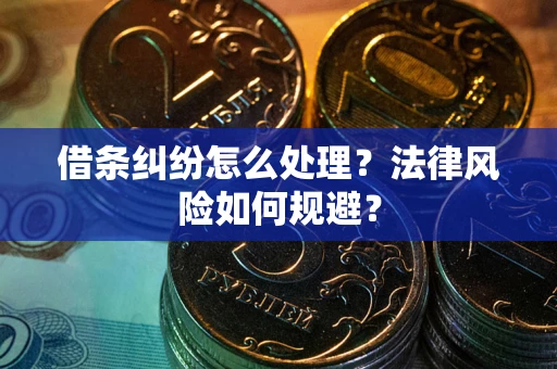 北京借条纠纷怎么处理？法律风险如何规避？