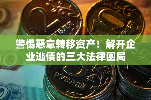北京警惕恶意转移资产！解开企业逃债的三大法律困局